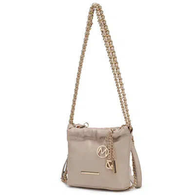 Mkf Collection By Mia K Loriana Women's Mini Shoulder Bag By Mia K In Beige