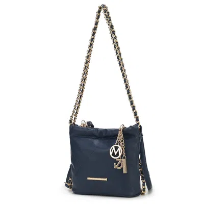 Mkf Collection By Mia K Loriana Women's Mini Shoulder Bag By Mia K In Blue
