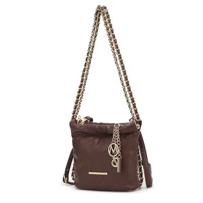 Mkf Collection By Mia K Loriana Women's Mini Shoulder Bag By Mia K In Brown