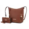 Mkf Collection By Mia K Lux Hobo Bag With Wallet- 2 Pcs In Green
