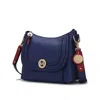 Mkf Collection By Mia K Maggie Vegan Leather Crossbody Handbag In Multi