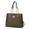 Mkf Collection By Mia K Makenna Vegan Leather Women's Shoulder Handbag In Multi