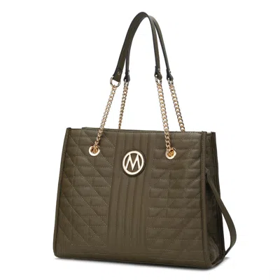 Mkf Collection By Mia K Makenna Vegan Leather Women's Shoulder Handbag In Multi