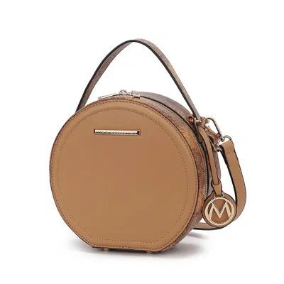 Mkf Collection By Mia K Mallory Women's Fashion Crossbody Bag By Mia K In Beige