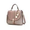 Mkf Collection By Mia K Maren Women's Satchel Bag By Mia K In Gray