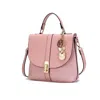Mkf Collection By Mia K Maren Women's Satchel Bag By Mia K In Pink