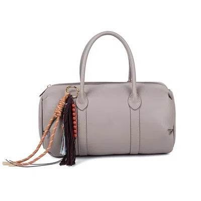 Mkf Collection By Mia K Margot Women's Satchel Bag By Mia K In Gray