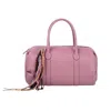 Mkf Collection By Mia K Margot Women's Satchel Bag By Mia K In Pink