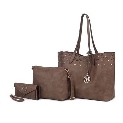 Mkf Collection By Mia K Mariahna 3-piece Set - Shopper Tote Bag, Crossbody Purse, And Matching Wallet For Women Set By Mia K
