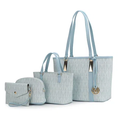 Mkf Collection By Mia K Marimar Women's M Signature 4 Pcs Set Handbag By Mia K