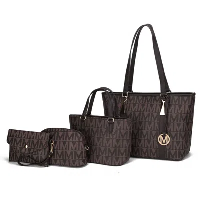 Mkf Collection By Mia K Marimar Women's M Signature 4 Pcs Set Handbag By Mia K