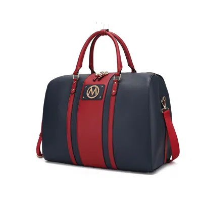 Mkf Collection By Mia K Melissa Duffle Bag By Mia K In Blue