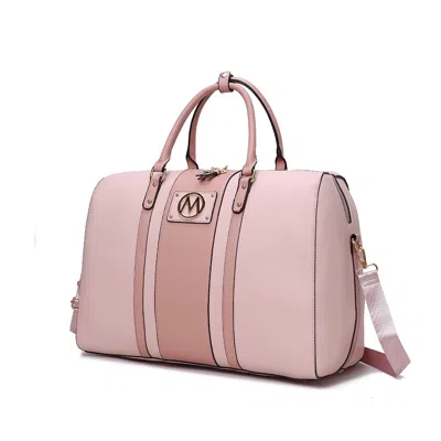 Mkf Collection By Mia K Melissa Duffle Bag By Mia K In Pink