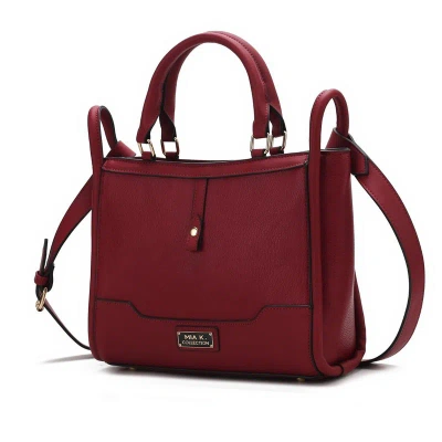 Mkf Collection By Mia K Melody Vegan Leather Tote Handbag For Women's In Red
