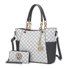 Mkf Collection By Mia K Merlina 2 Pcs Women Tote Handbag With Wallet In Pink