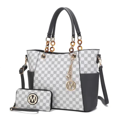 Mkf Collection By Mia K Merlina 2 Pcs Women Tote Handbag With Wallet In Pink