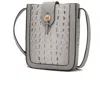 Mkf Collection By Mia K Molly Crossbody Bag In Grey