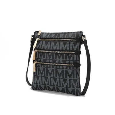 Mkf Collection By Mia K Mya M Signature Crossbody Bag By Mia K In Black