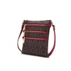 Mkf Collection By Mia K Mya M Signature Crossbody Bag By Mia K In Brown