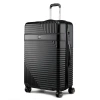 Mkf Collection By Mia K Mykonos Extra Large Check-in Spinner Trolley Bag In Black
