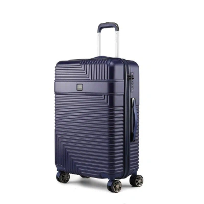 Mkf Collection By Mia K Mykonos Large Check-in Spinner In Blue