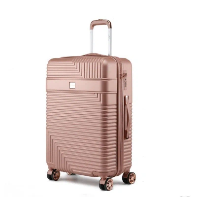 Mkf Collection By Mia K Mykonos Large Check-in Spinner In Pink