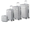 Mkf Collection By Mia K Mykonos Luggage Trolley Bag Set In Grey