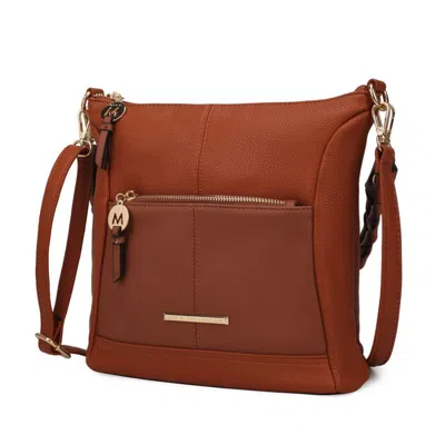 Mkf Collection By Mia K Nala Vegan Color-block Leather Women's Shoulder Bag In Green