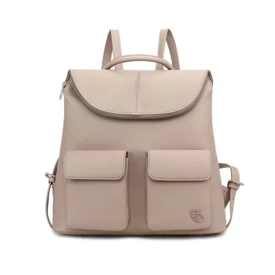 Mkf Collection By Mia K Natalie Women's Backpack Bag By Mia K In Neutral