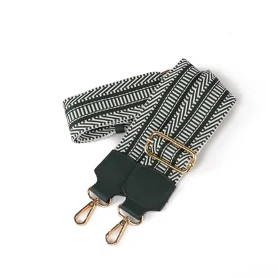 Mkf Collection By Mia K Naya Women's Webbing Crossbody Strap By Mia K In Green