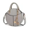 Mkf Collection By Mia K Nobella Croco Crossbody Handbag For Women's In Grey