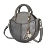 Mkf Collection By Mia K Nobella Crossbody Handbag For Women's In Silver