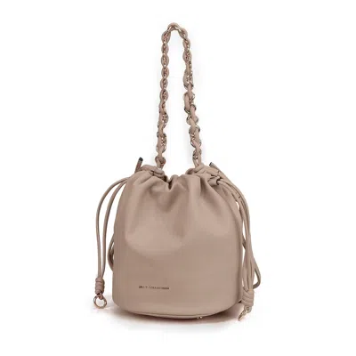Mkf Collection By Mia K Paityn Women's Bucket Bag Vegan Leather Shoulder Bag Handbag Purse By Mia K In Gray