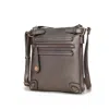 Mkf Collection By Mia K Parker Women's Crossbody Bag By Mia K In Gray