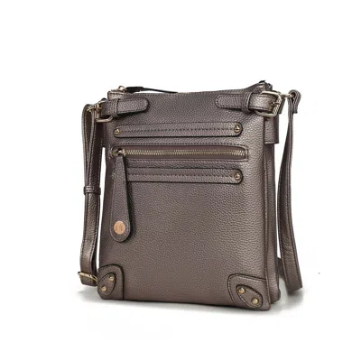 Mkf Collection By Mia K Parker Women's Crossbody Bag By Mia K In Silver