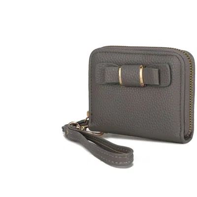 Mkf Collection By Mia K Patricia Small Wallet In Grey