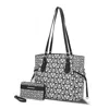 Mkf Collection By Mia K Pauline Tote Bag With Wallet By Mia K In Black