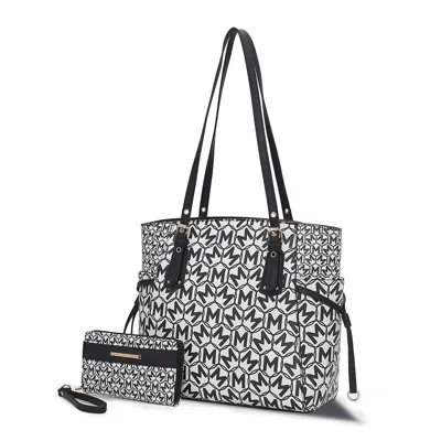 Mkf Collection By Mia K Pauline Tote Bag With Wallet By Mia K In Black