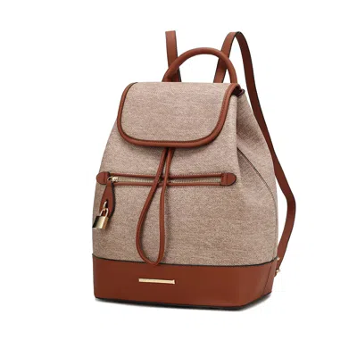 Mkf Collection By Mia K Porsha Vegan Leather Women's Backpack In Green