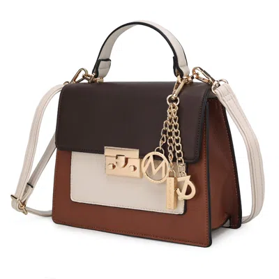 Mkf Collection By Mia K Quinzel Color-block Shoulder Handbag In Green