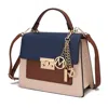 Mkf Collection By Mia K Quinzel Color-block Shoulder Handbag In Sand