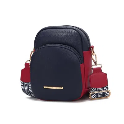 Mkf Collection By Mia K Rachel Women's Sleek Crossbody Bag By Mia K In Blue
