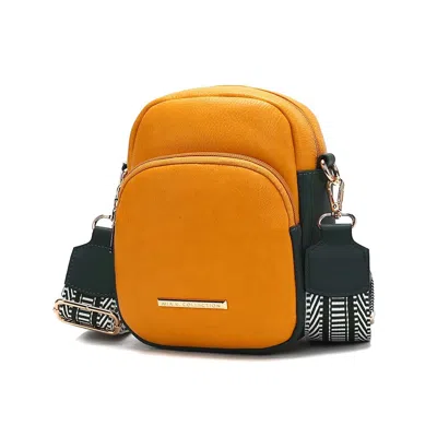 Mkf Collection By Mia K Rachel Women's Sleek Crossbody Bag By Mia K In Yellow
