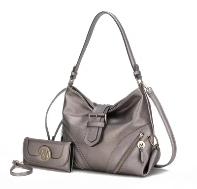 Mkf Collection By Mia K Rafaela Shoulder Bag In Silver