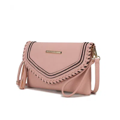 Mkf Collection By Mia K Remi Crossbody Shoulder Bag Vegan Leather Women Purse By Mia K In Gold