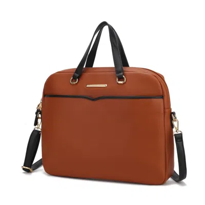 Mkf Collection By Mia K Rose Shoulder Briefcase Laptop Case In Green