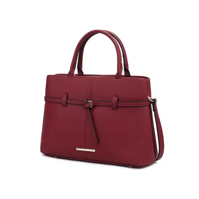 Mkf Collection By Mia K Rubia Women's Satchel Bag By Mia K In Burgundy
