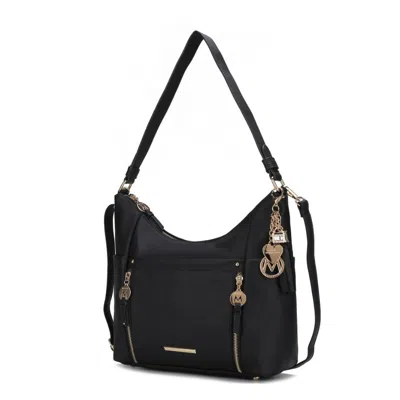 Mkf Collection By Mia K Ruby Vegan Leather Women's Shoulder Handbag In Black