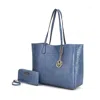 Mkf Collection By Mia K Sadie Oversize Tote & Wallet Set In Multi