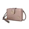 Mkf Collection By Mia K Sage Cell-phone - Wallet Crossbody Bag With Optional Wristlet In Multi